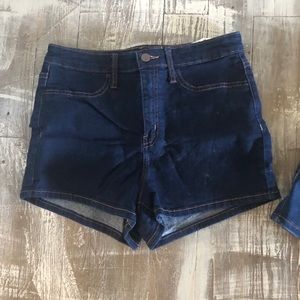 High waisted shorts
